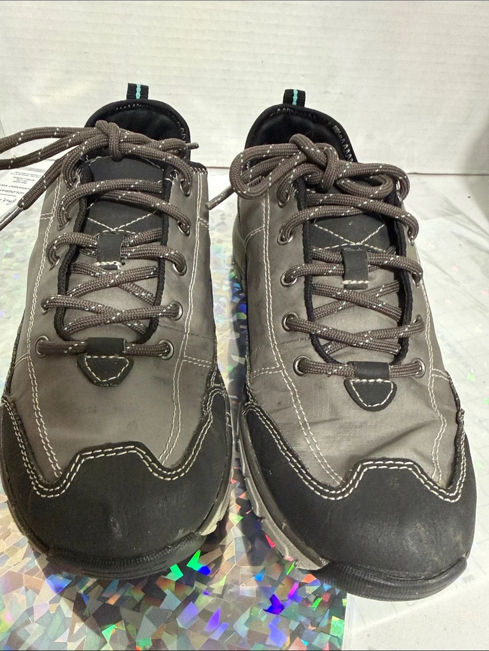 clarks women’s wave walk shoes, size 8
